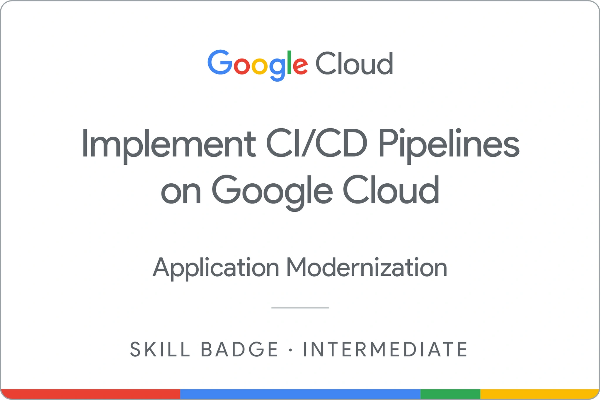 GCP CICD badge