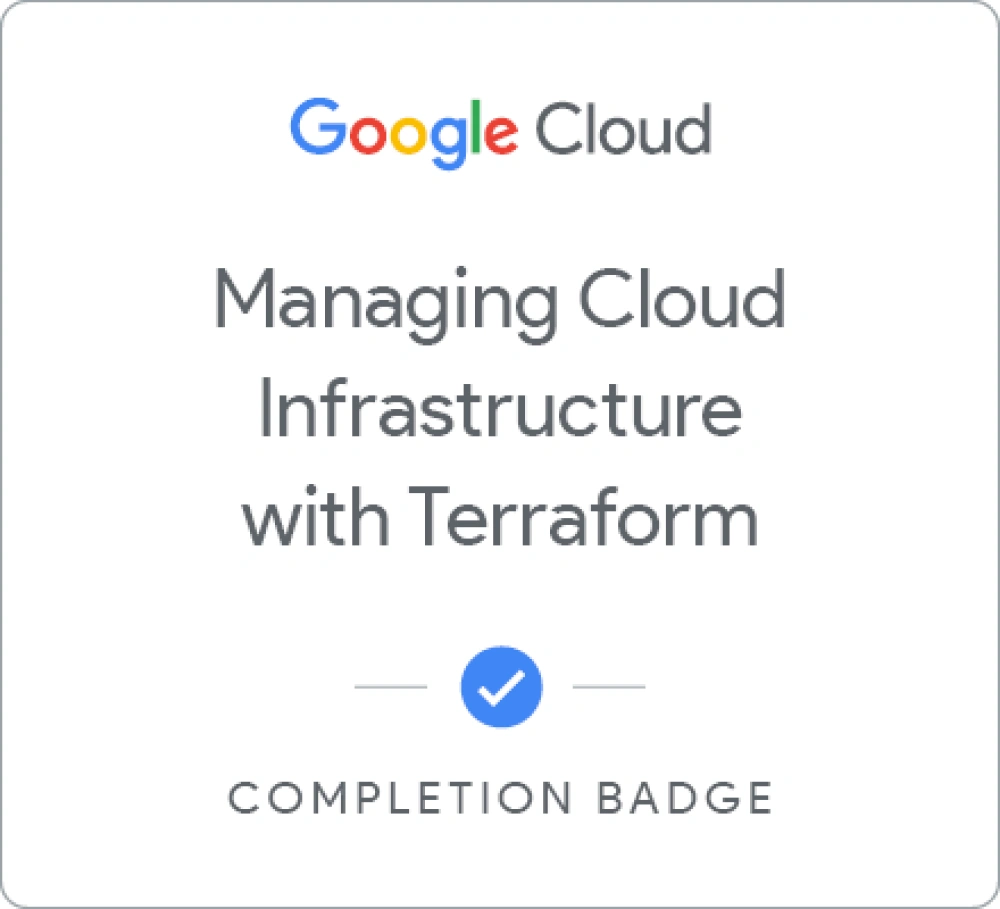 GCP terraform badge